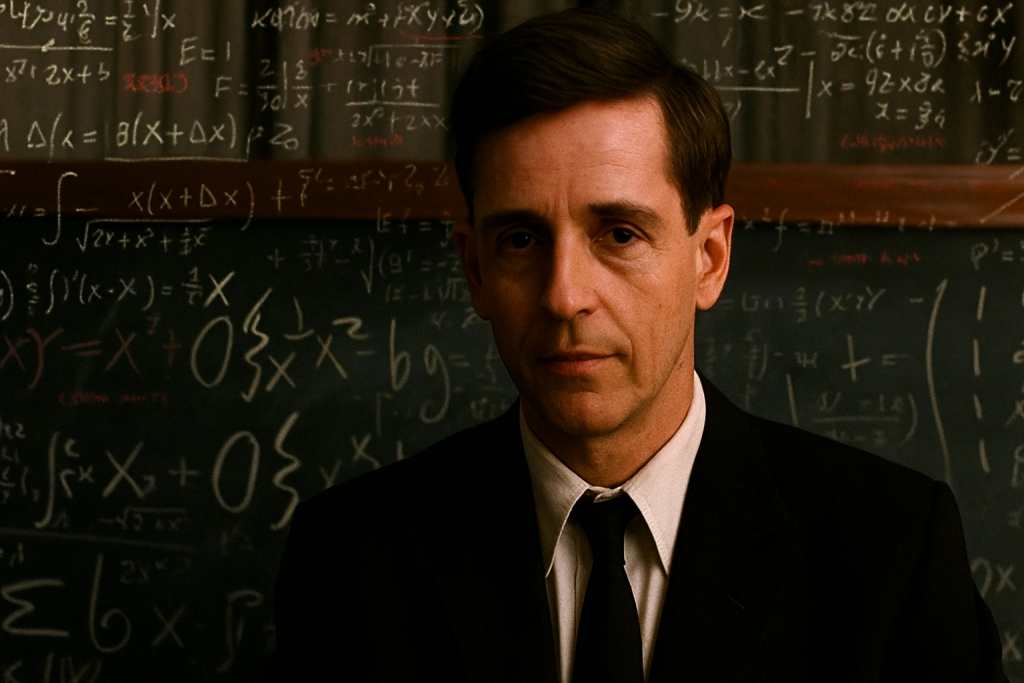 Portrait of John Nash, inspired from A Beautiful Mind (2001)