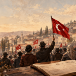 29 Ekim Cumhuriyet Bayramı'nın tarihsel gelişimini konu alan görsel.